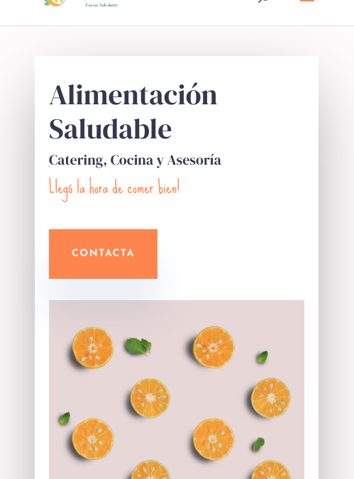 Web de catering